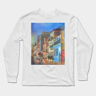 Lisbon architecture. Houses in Lisboa Long Sleeve T-Shirt